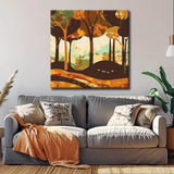 Paint by Numbers Metallic Forest