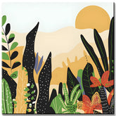 Painting by Numbers Sunset in The Desert Garden