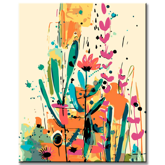 Paint by Numbers Laredo Flowers