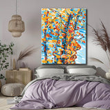 Painting by numbers stone face