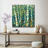 Painting by Numbers Summer Birch Trees with Wind