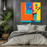 Paint by Numbers Orange Vase