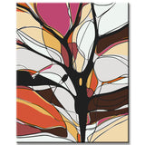 Painting by Numbers Colorful Tree