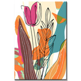 Paint by numbers organic garden