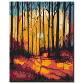 Paint by Numbers Amber Wood