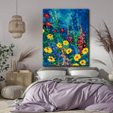 Painting by numbers Evening rose garden