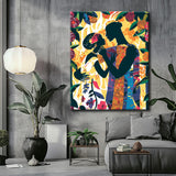 Painting by numbers in the garden