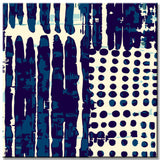 Paint by Numbers Indigo Batik Art Motif