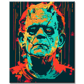 Painting by Numbers Abstract Frankenstein