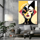 Painting by Numbers Modern Art Woman Shapes