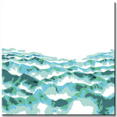 Painting by Numbers Abstract Wide Mountain Landscape