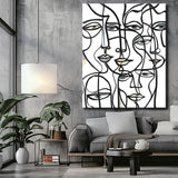 Painting by numbers lines art connection