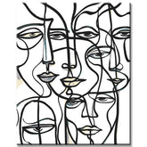 Painting by numbers lines art connection