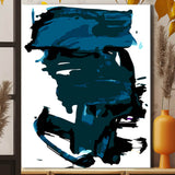 Painting by Numbers Abstract Blue Dreams I