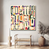 Paint by Numbers Art Colored Parts