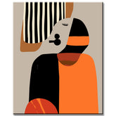 Painting by Numbers Art Minimalism White Stripes