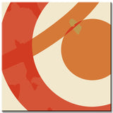 Painting by Numbers Modern Art Orange Shapes II