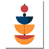 Painting Modern Abstract Art According To Numbers