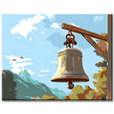 Paint by Numbers Art Church Bell