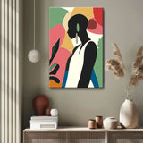 Painting by Numbers Art Minimalism Black Woman