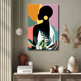 Painting by Numbers Art Minimalism Black Woman