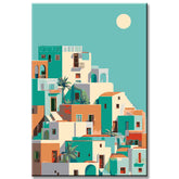 Painting by Numbers Art Minimalism Village