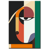 Painting by Numbers Art Minimalism Simple Shapes Eye II
