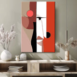 Painting by Numbers Art Minimalism Simple Shapes Face II