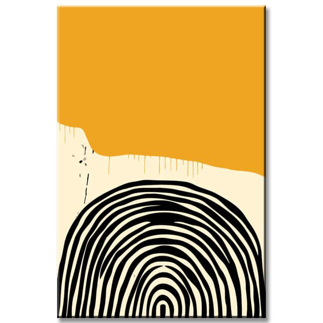 Painting by Numbers Art Minimalism Fingerprint