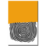 Painting by Numbers Art Minimalism Fingerprint