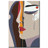 Painting by Numbers Art Geometric Abstract Figures I