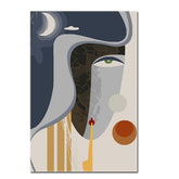 Painting by Numbers Art Geometric Abstract Figures I