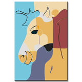 Painting by Numbers Art Geometric Abstract Animal Figure