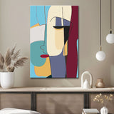 Painting by Numbers Art Geometric Abstract Faces Figure