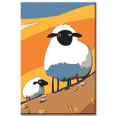 Painting by Numbers Art Landscape Sheep Figure