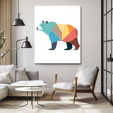 Paint by Numbers Art Polygon Style Bear