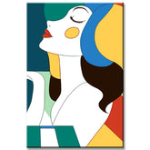 Painting by Numbers Art Abstract Art Pianist