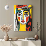 Paint by Numbers Art Two Tone Face