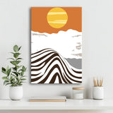 Painting by Numbers Art Abstract Painting Sunrise