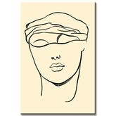 Painting by Numbers Art Abstract Painting Geometry Face I