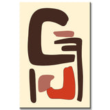 Painting by Numbers Art Abstract Painting Geometry Colored Shapes I