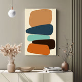 Painting by Numbers Art Abstract Painting Geometry Colored Shapes II