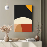 Painting by Numbers Art Abstract Painting Geometry Colored Shapes III