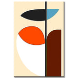 Painting by Numbers Art Abstract Painting Geometry Colored Shapes IV