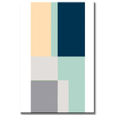 Painting by Numbers Art Abstract Painting Geometry Colored Shapes VIII