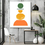 Painting by Numbers Art Abstract Painting Geometry Colored Shapes VIV