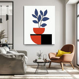 Painting by Numbers Art Abstract Painting Geometry Plant