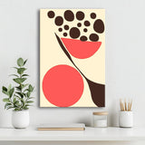 Painting by Numbers Art Abstract Painting Geometry Colored Dots