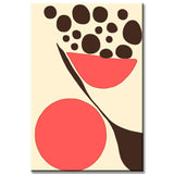 Painting by Numbers Art Abstract Painting Geometry Colored Dots