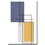 Painting by Numbers Art Abstract Painting Geometry Colored Rectangles II